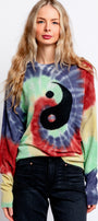 Spiritual Gangster Tie Dye Maude Sweater