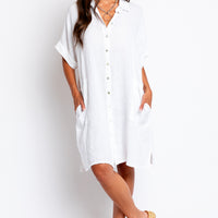 Lanston Oversized Sherpa Jacket in Cream