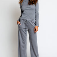 Lanston Mock Neck Top in Haze