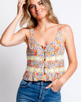 Free People Kiana Lace Tank