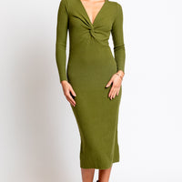 Nation LTD Phedra Twisted Dress in Saguaro