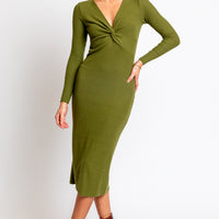 Nation LTD Phedra Twisted Dress in Saguaro