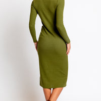 Nation LTD Phedra Twisted Dress in Saguaro