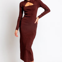 Rails Neve Dress in Burgundy Lurex