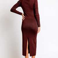 Rails Neve Dress in Burgundy Lurex