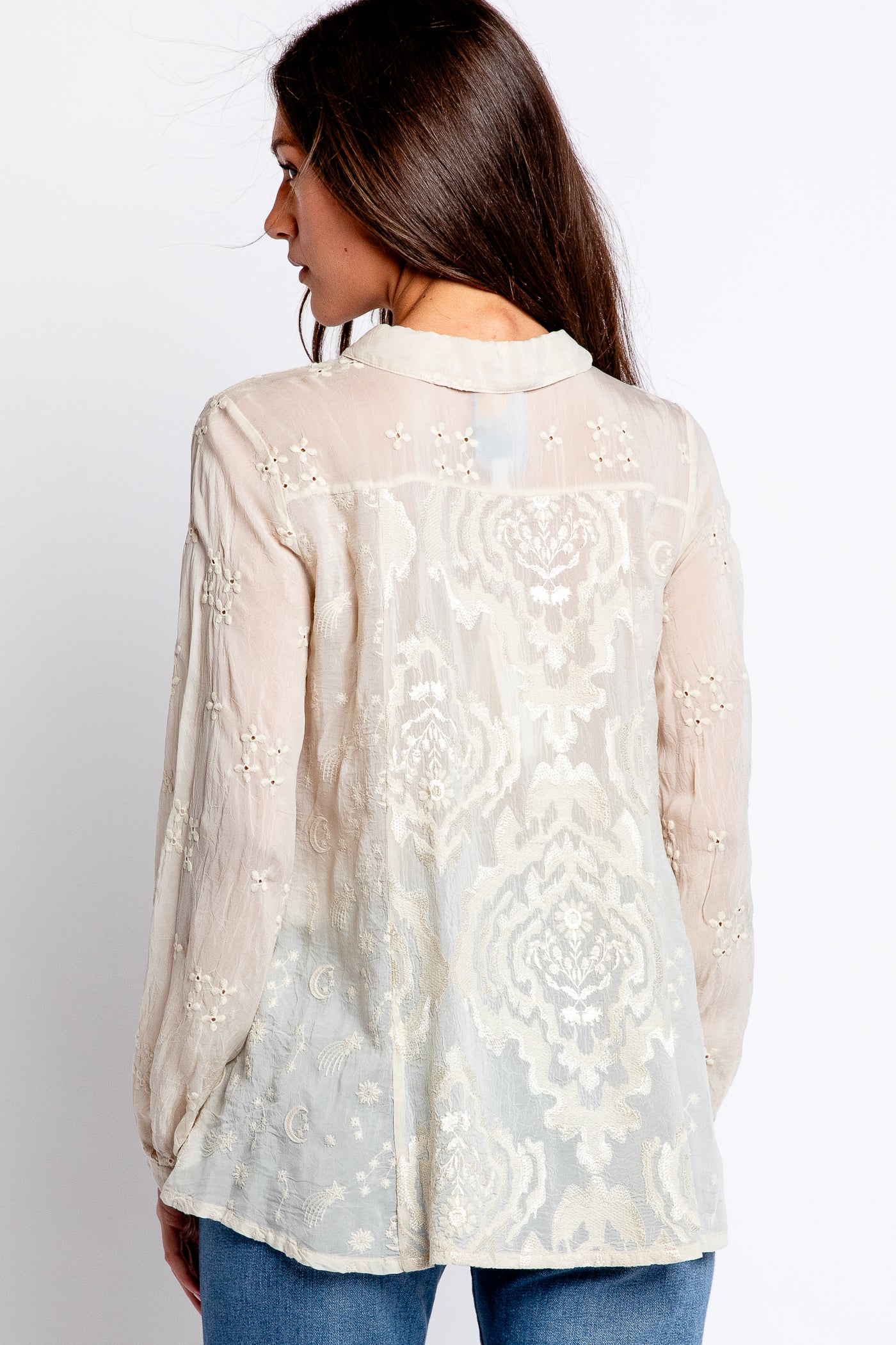 トップス apolina Joan Blouse - Almond 3-5Y JOAU Womens Polka Dot Blouses Long Sleeve 2024 Trendy Fall