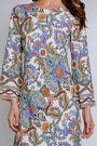 Hale Bob Aubriella Printed Long Sleeve Midi Dress
