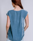 Johnny Was Winona Relaxed Velvet Top