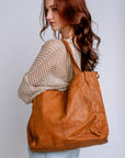 Milio Milano Distressed Leather Tote