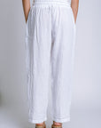 Milio Milano Edge Stitch Linen Drawstring Pant