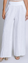 Milio Milano Wide Leg Linen Pants