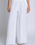 Milio Milano Wide Leg Linen Pants