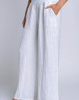 Milio Milano Wide Leg Linen Pants