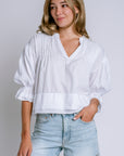 Nation LTD Scarlet Pintuck Blouse