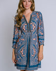 Hale Bob V Neck Beaded Dress