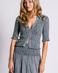 Nation LTD Peggy Smocked Top