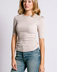 Michael Stars Whitney Elbow Sleeve Tee