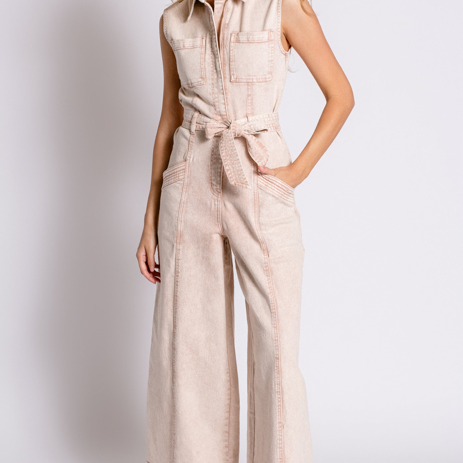 MINKPINK Dahlia Denim Jumpsuit