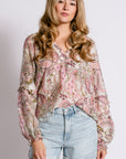 MINKPINK Cadence Long Sleeve Blouse