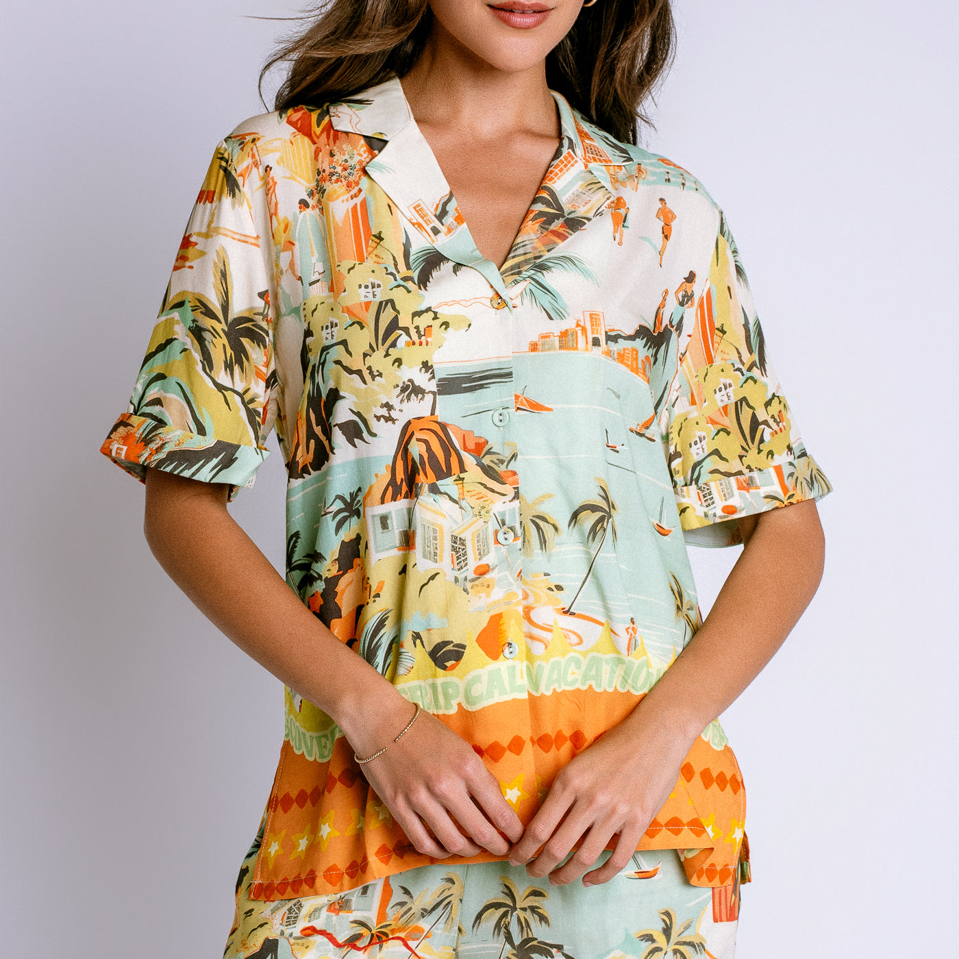 MINKPINK Vacanza Resort Shirt