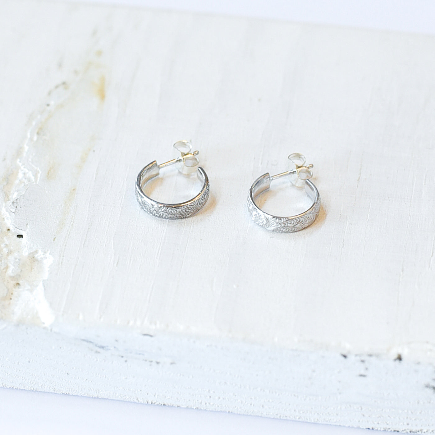 Sadie Jo Jewelry Co. Patterned Huggies