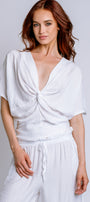 Milio Milano Front Twist Knot Top