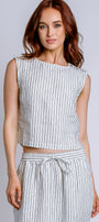 Nation LTD Cara Stripe Linen Tank
