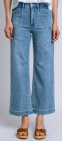 PAIGE Anessa Curved Inset Pockets