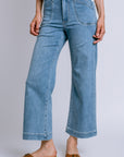 PAIGE Anessa Curved Inset Pockets