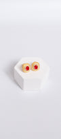 Sherwood Bridge Diamonds Berry Center Gold Studs