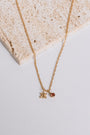 Sadie Jo Jewelry Co. Butterfly & Pink Tourmaline Charm Necklace