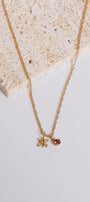 Sadie Jo Jewelry Co. Butterfly & Pink Tourmaline Charm Necklace