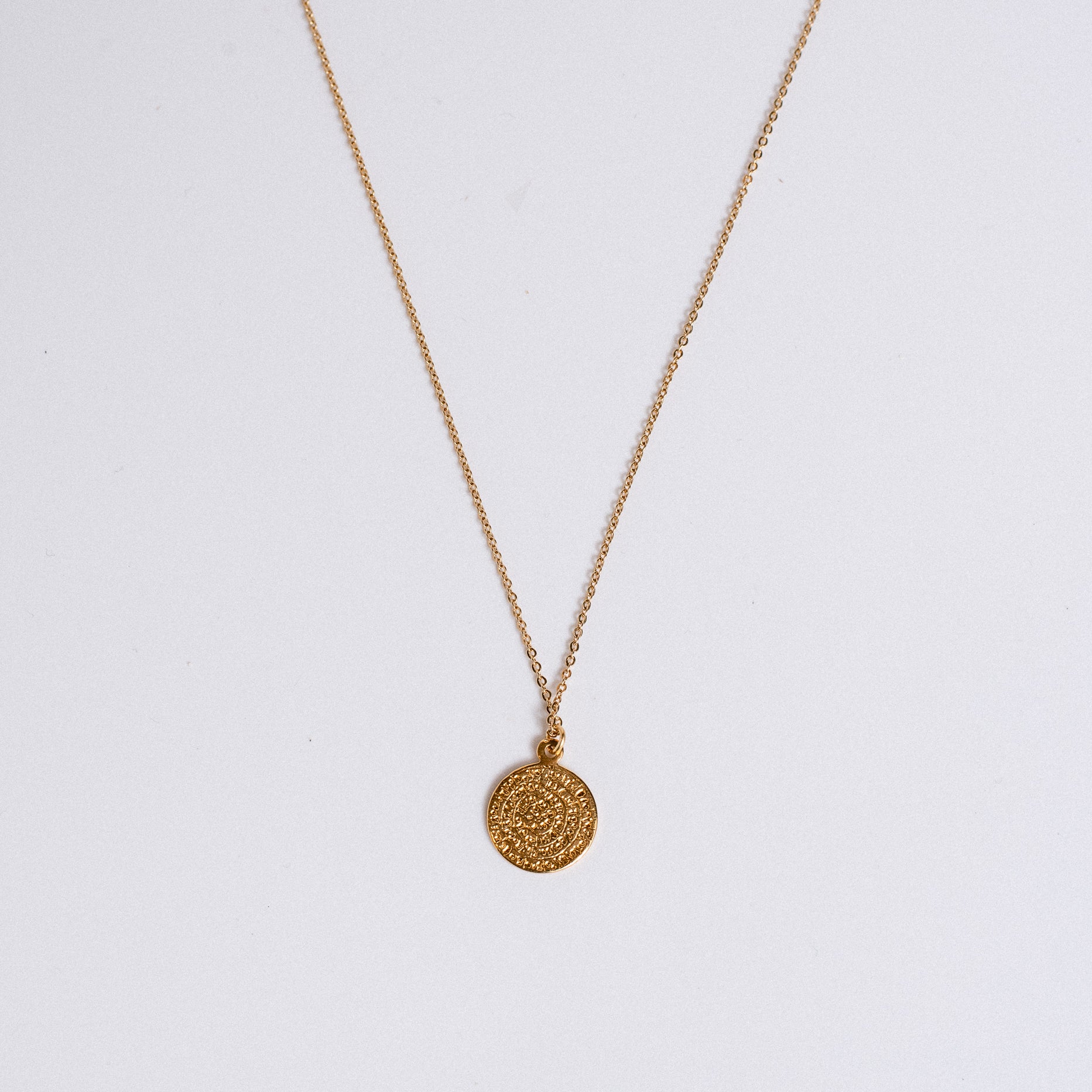 Lisa Marie Jewelry Aztec Coin Necklace