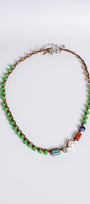 Jonas & Muse Green Glass Beads with Pearl