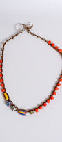 Jonas & Muse Small Orange Beads with Crystal