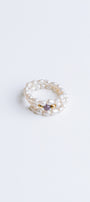Sherwood Bridge Diamonds Seed Pearl & Amethyst Wrap Ring