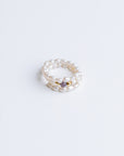 Sherwood Bridge Diamonds Seed Pearl & Amethyst Wrap Ring