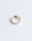 Sherwood Bridge Diamonds Seed Pearl & Amethyst Wrap Ring