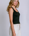 Michael Stars Cher Scoop Neck Tank