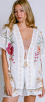 Johnny Was Sarai Linen Poncho