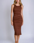 Michael Stars Wren Ruched Midi