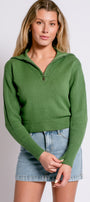 DÈLUC Lobelia Zip Sweater