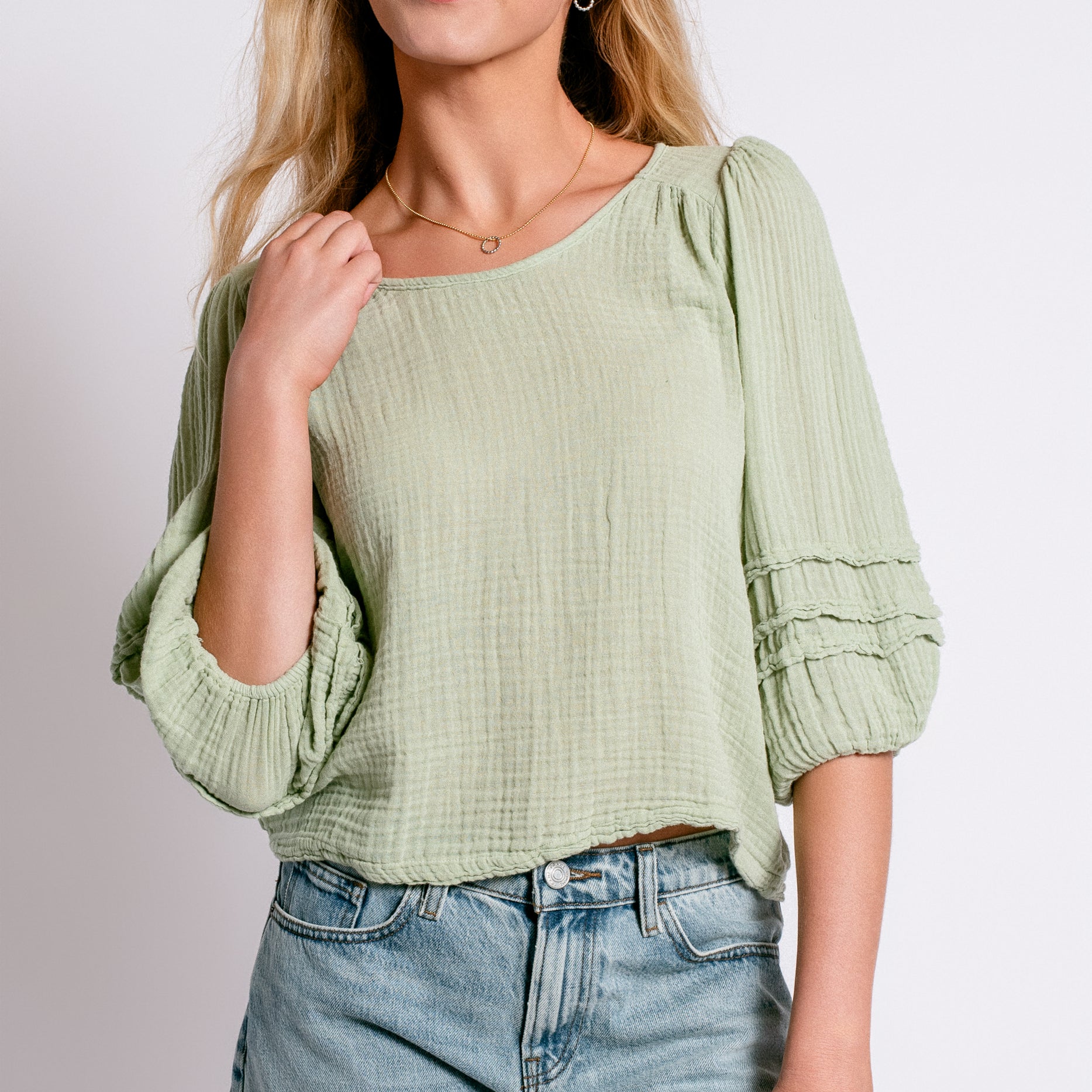 Michael Stars Pruitt Gauze Top