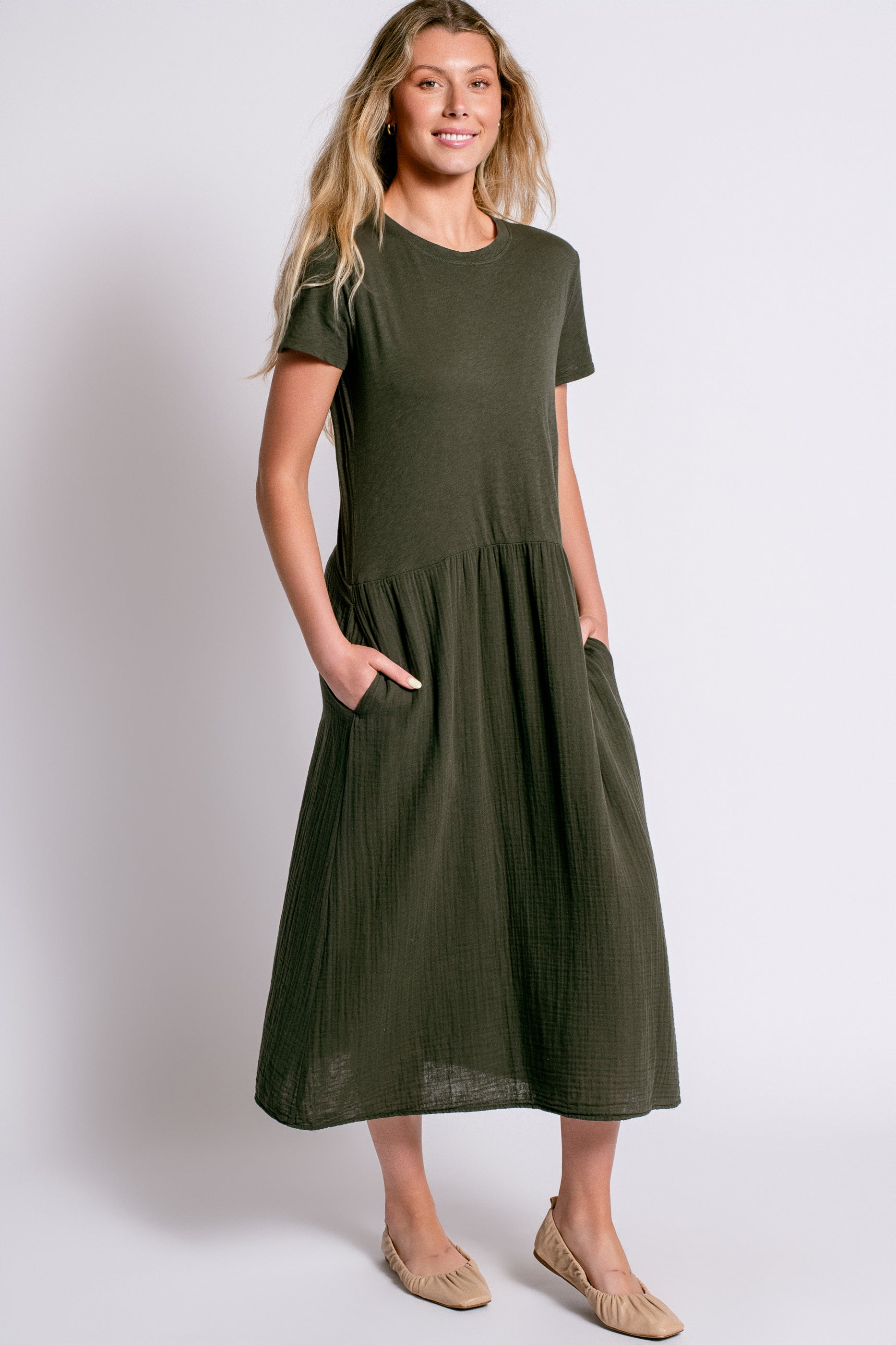 Itza Drop Waist Dress  Blue Eyed Girl