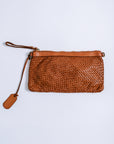 Milio Milano Intrecciato Shoulder Wristlet Strap Bag