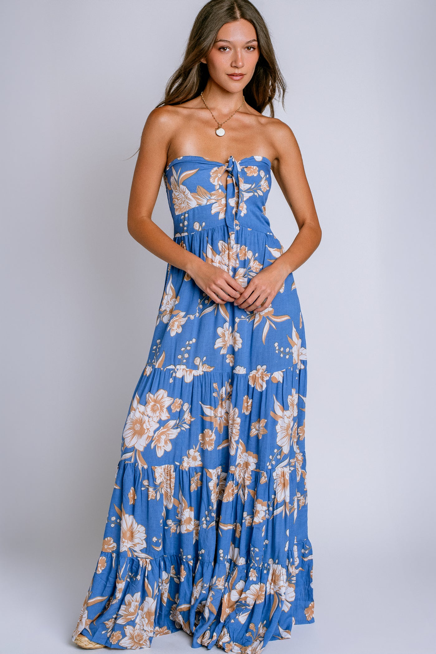 Tiare Hawaii Gardenia Maxi Dress