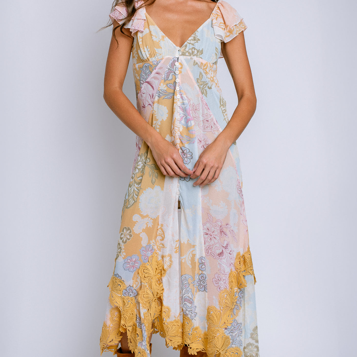 Free People Bali Aurora Midi Dress