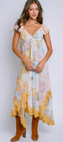 Free People Bali Aurora Midi Dress