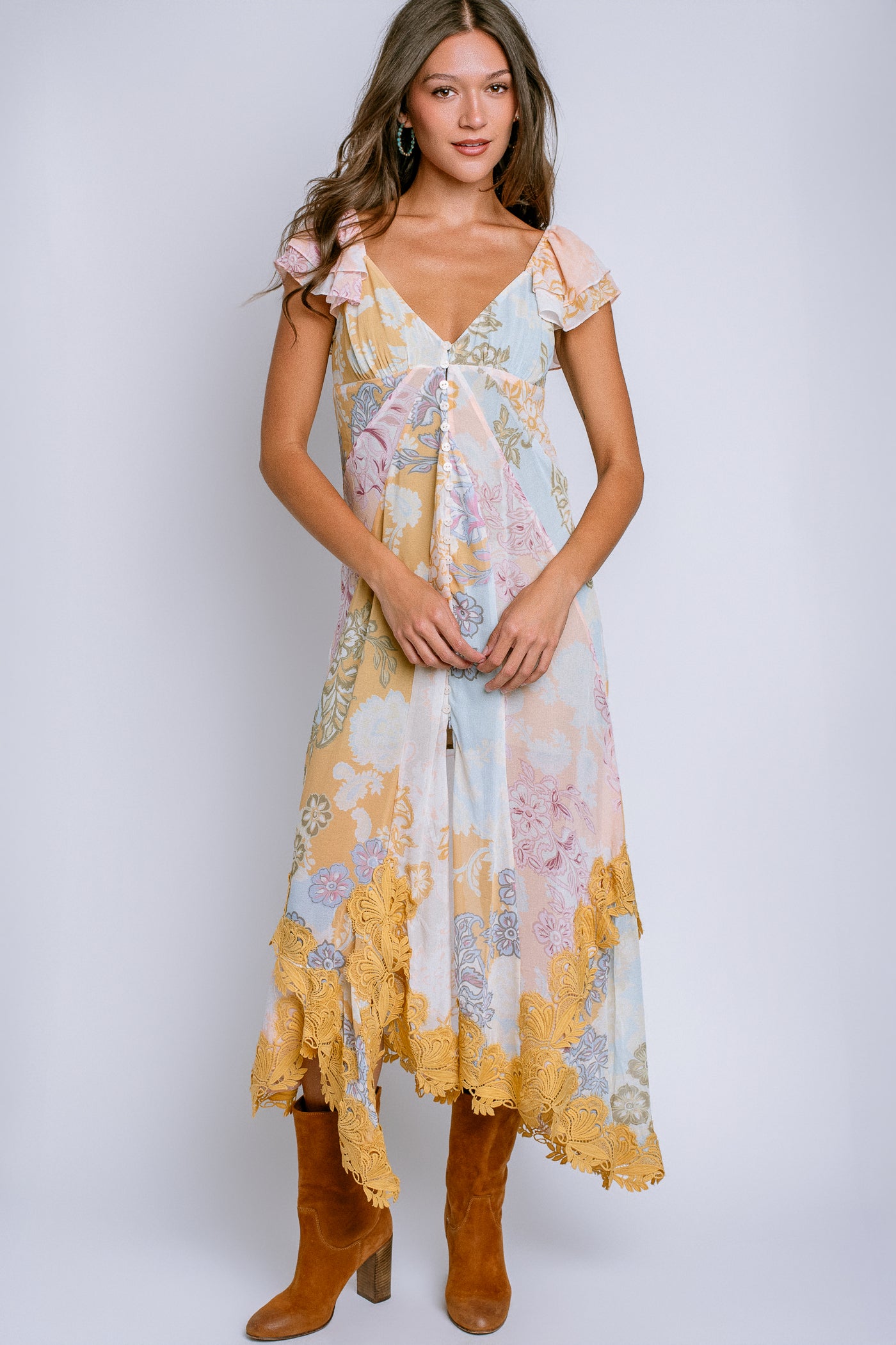 Free People Bali Aurora Midi Dress