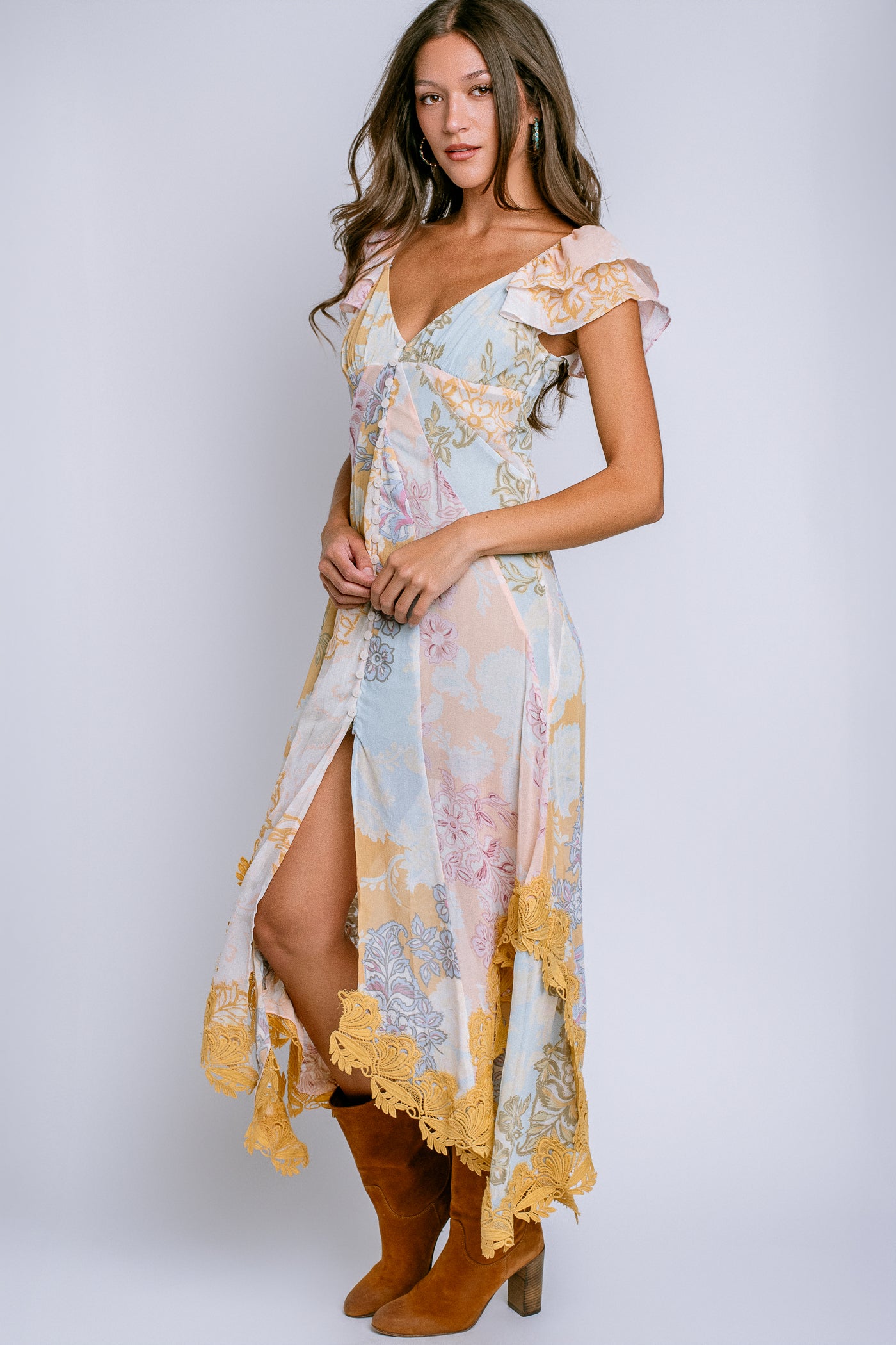 Free People Bali Aurora Midi Dress